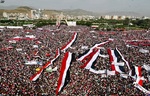 تظاهرات یمنی‌ها در صنعا
