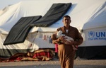 اردوگاه خانواده‌های فراری عراقی در موصل

