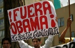 تظاهرات علیه اوباما در اجلاس سران سازمان همکاری‌های اقتصادی آسیا و اقیانوسیه
