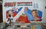 نقاشی دیواری حمایت از نامزد ریاست جمهوری هائیتی

