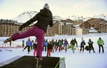 گرم کردن اسکی‌بازان؛ فرانسه