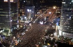 تظاهرات در کره جنوبی
