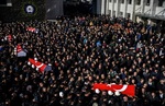 تشییع قربانیان انفجار در استانبول

