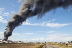 آتش گرفتن پالایشگاه نفت در حیفا

