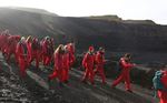 تظاهرات فعالان محیط زیست برای توقف کار در معدن زغال سنگ؛ ولز جنوبی
