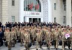 
ورود شرکت‌کنندگان کنگره حزب کارگران؛ پیونگ یانگ، کره شمالی